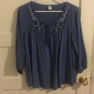 Old Navy Blue Blouse